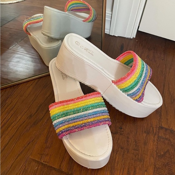 rainbow platform slides - Picture 1 of 3